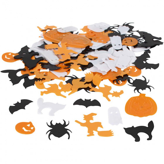 pailletten halloween gekleurd 10-20 mm 250 gram