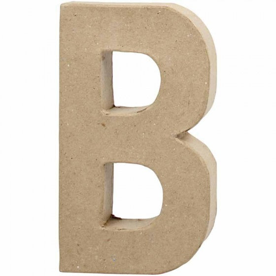 papier-mâché letter B 20