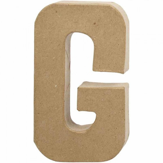 papier-mâché letter G 20