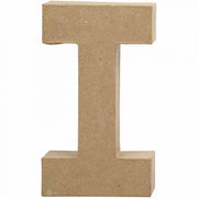 papier-mâché letter I 20
