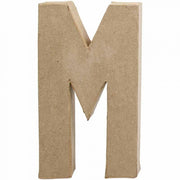papier-mâché letter M 20