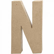papier-mâché letter N 20