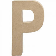 papier-mâché letter P 20