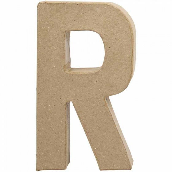 papier-mâché letter R 20