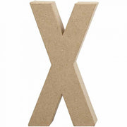 papier-mâché letter X 20