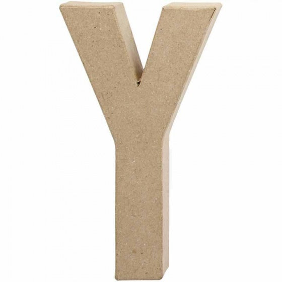 papier-mâché letter Y 20