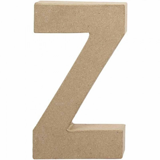 papier-mâché letter Z 20
