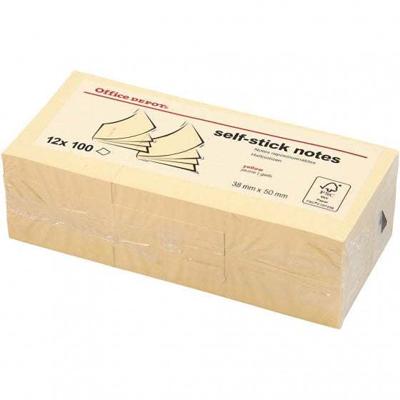 Post-it Notitieblokjes 38 x 50 mm 12 stuks