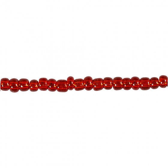 Rocailles metallic rood 25 gram