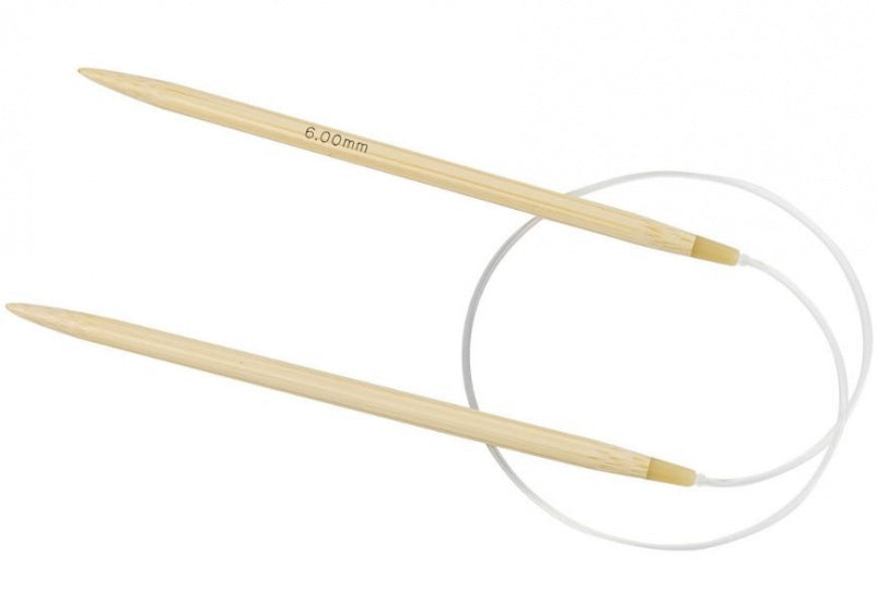 rondbreinaalden bamboe 6 mm 60 cm