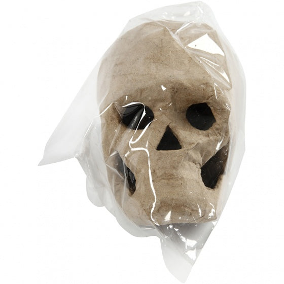 schedel 10 cm papier-maché