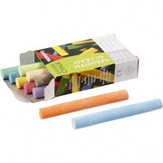 schoolbordkrijt multicolor 8 cm 10 stuks