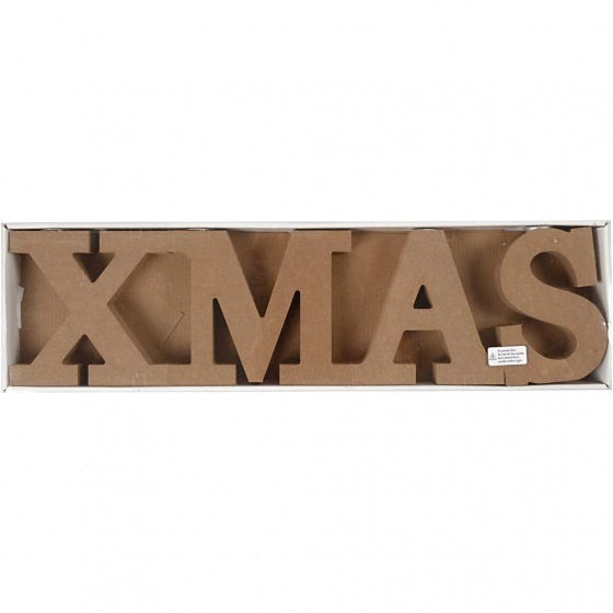 set kandelaars X-Mas hout 14