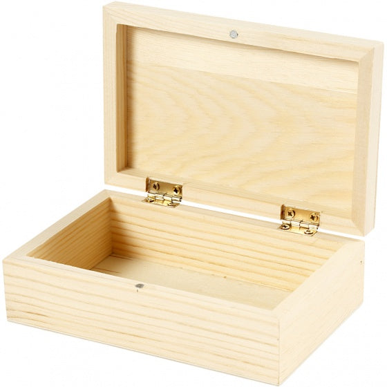 sieradendoos hout 14 x 9 x 5 cm