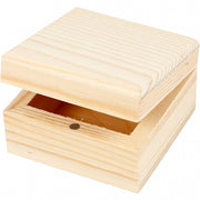 sieradendoosje hout unisex 6 x 6 x 3