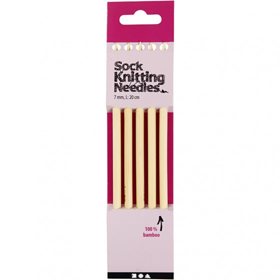 sokken breinaalden 7 mm 20 cm 5 stuks