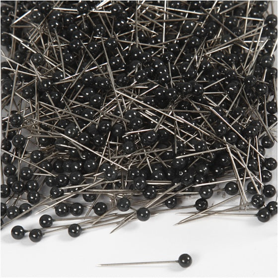 spelden zwart 25 mm 1000 stuks