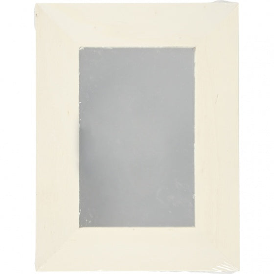 spiegel hout 21 x 16 cm blank per stuk