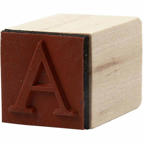 stempelset alfabet 20 x 20 mm 45-delig
