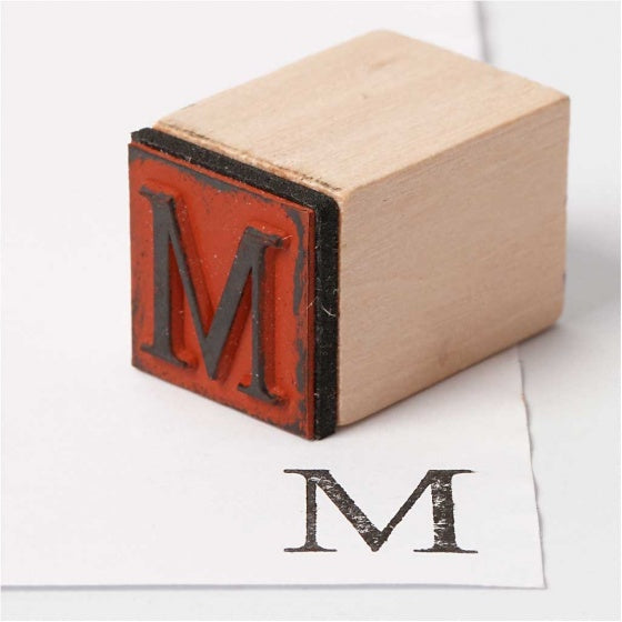 stempelset alfabet 20 x 20 mm 45-delig