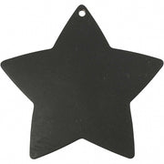 ster 37 mm rond zwart