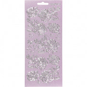 stickers roze rozen patroon