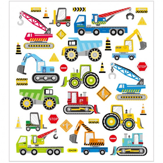 stickervel bouwplaats 16