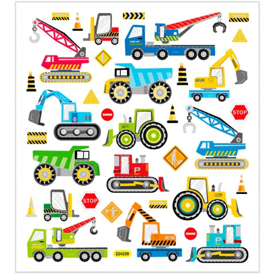stickervel bouwplaats 16