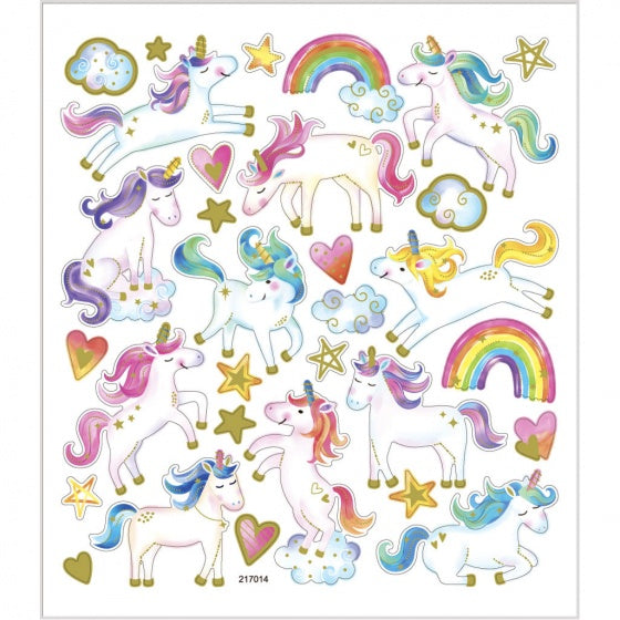 stickervel eenhoorns 16