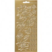 stickervel goud kerstster