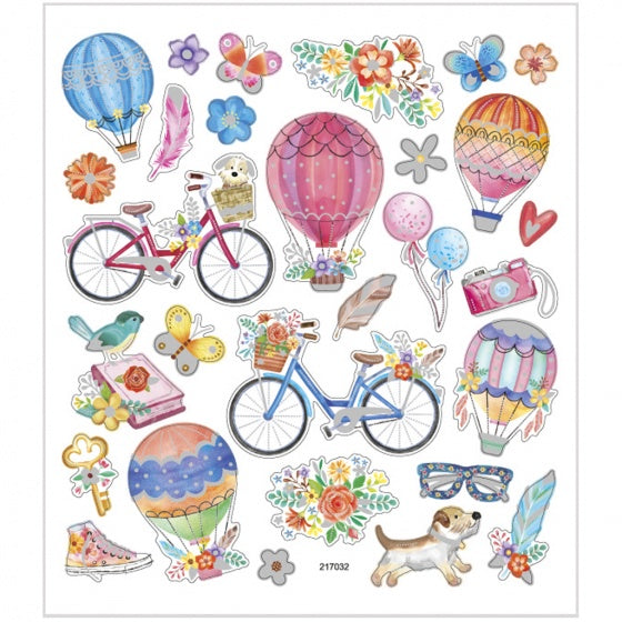 stickervel fietsen en luchtballonnen 16