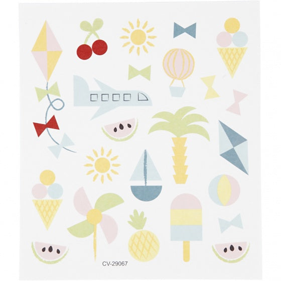 stickervel zomervakantie 16