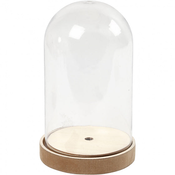 stolp op houten voet 18cm