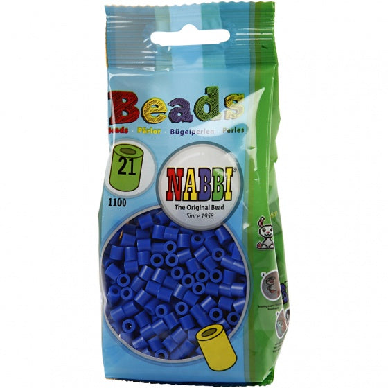 strijkkralen donkerblauw 1100 stuks