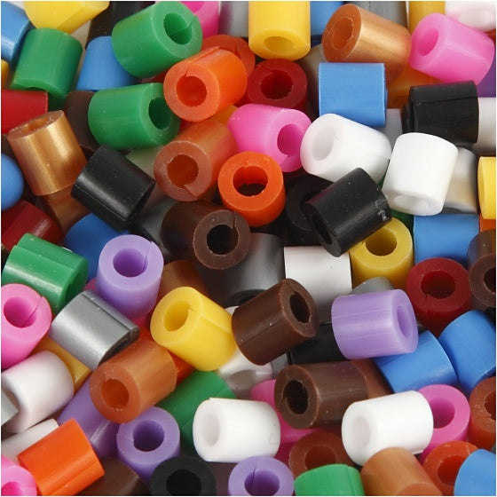 strijkkralen met open zijkant multicolor 1100 stuks