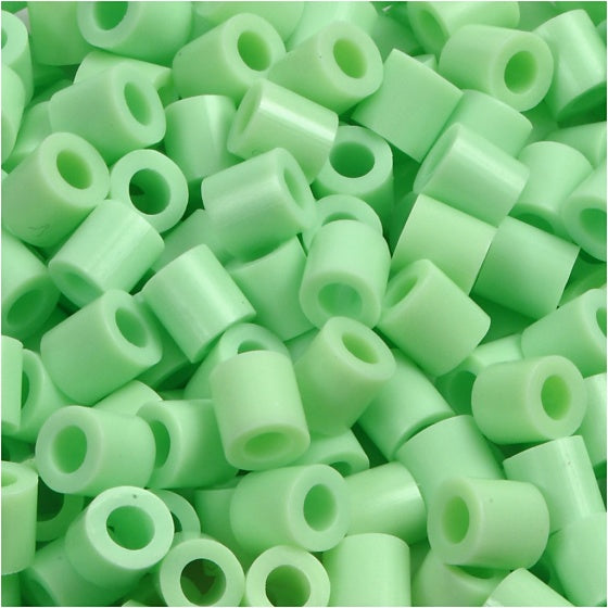 strijkkralen pastel groen 6000 stuks