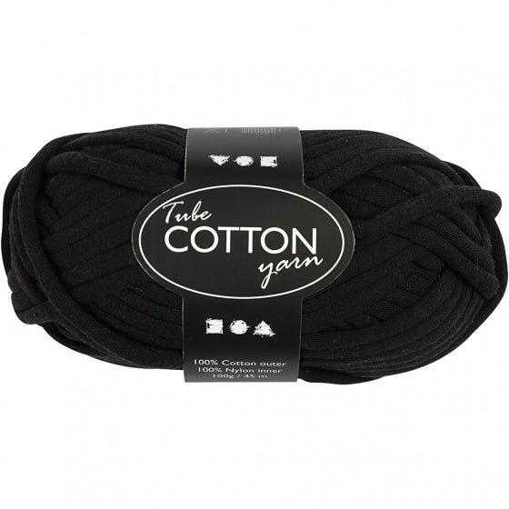 Textielgaren zwart 45 m 100 g