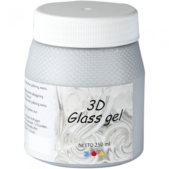 transparante structuurpasta 250 ml zilver