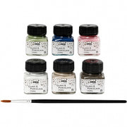 verf 6 stuks 20 ml glas- & porselein multicolor chalky