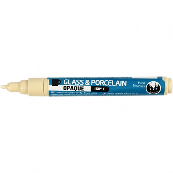 verfstift glas- & porselein crème