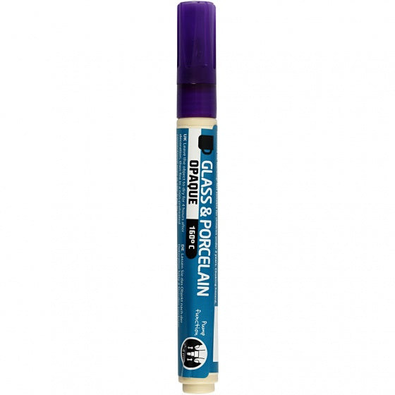 verfstift glas- & porselein paars