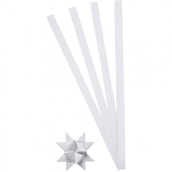 vlechtstroken 45 cm wit 100 stuks