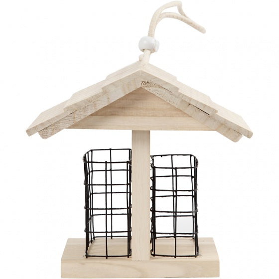 vogelvoederhuis hout unisex 11