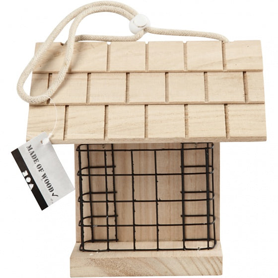 vogelvoederhuis hout unisex 11