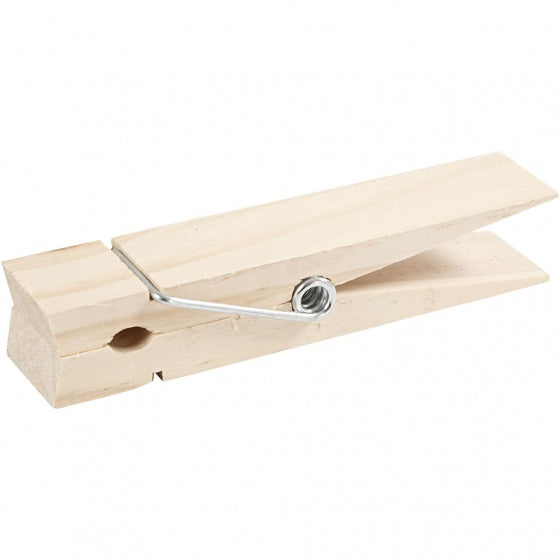wasknijper berkehout unisex 15 x 3