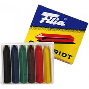 oliekrijt multicolor 7 cm 6 stuks
