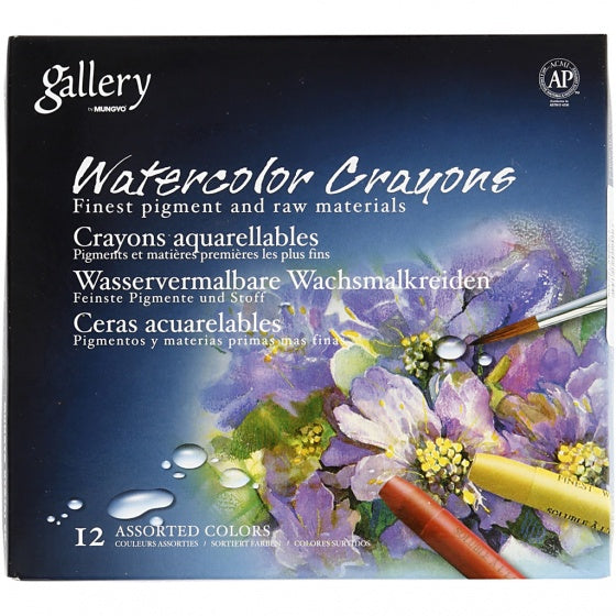 waskrijtset Gallery multicolor 12 stuks