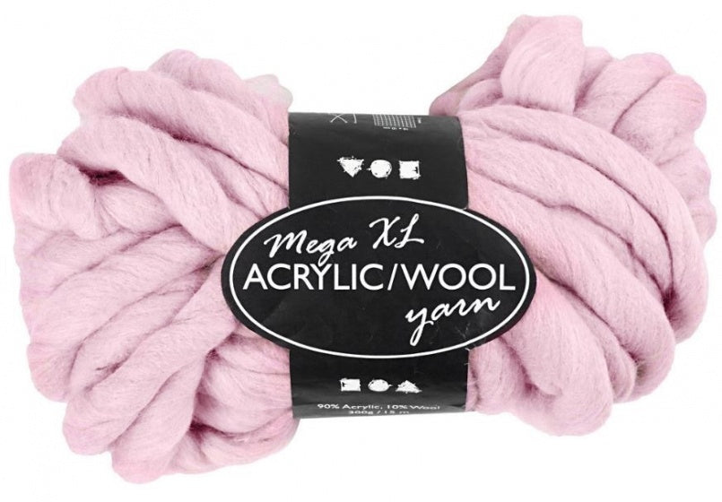 XL garen roze 15 m. 300 gr.