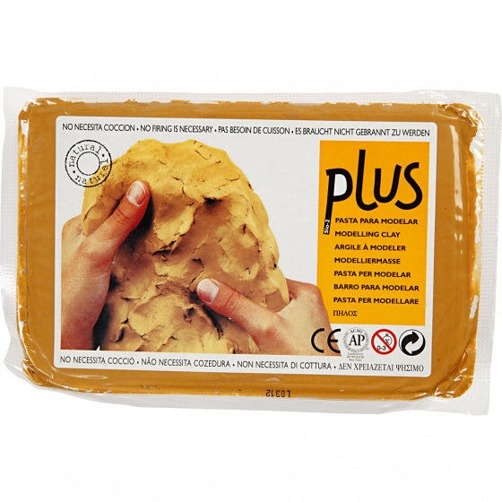 zelfhardende klei oranje 1000 gram