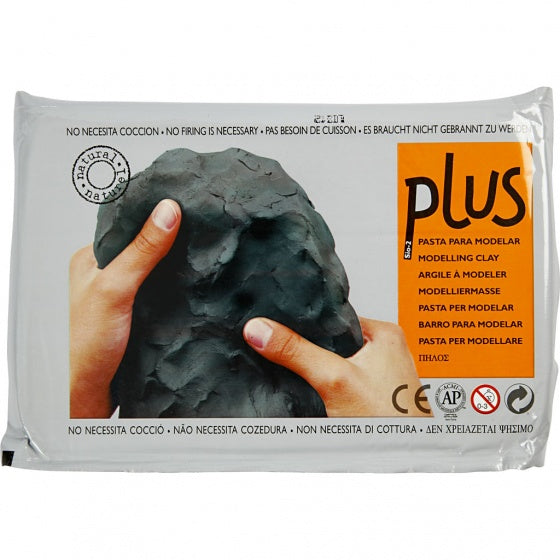 zelfhardende klei zwart 1000 gram